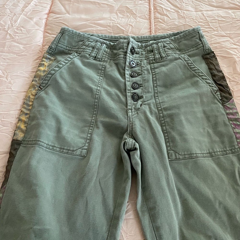 Anthropologie Olive Green Pants